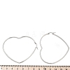 Tarnish Resistant 201 Stainless Steel Hoop Earrings EJEW-A052-11B-4