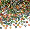 500Pcs Plastic Flower Beads KY-TADJ0001-07A-3