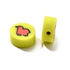 Handmade Polymer Clay Beads CLAY-R006-04-2