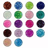 18 Colors Spray Painted Crackle Glass Beads CCG-JQ0001-02-6mm-1