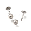 304 Stainless Steel Flat Round Cartilage Earrings EJEW-M019-03P-2