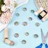 20Pcs 4 Styles Alloy Shank Buttons BUTT-DR0001-05G-4
