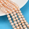 Natural Cultured Freshwater Pearl Beads Strands PEAR-I007-07Y-01B-1