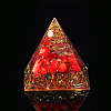 Orgonite Pyramid Resin Display Decorations G-PW0005-05J-1