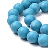 Natural Howlite Beads Strands G-C180-15B-3