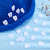 60Pcs Acrylic Buttons BUTT-PH0001-59B-01-4