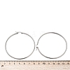 Tarnish Resistant 304 Stainless Steel Big Hoop Earrings X-EJEW-F105-02P-3