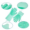 Silicone Dishwashing Gloves AJEW-TA0016-04A-4