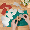 Stainless Steel Pottery Clay Carving Curved Clapper Tool DIY-FG0005-51-3