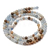Natural Blue Calcite Beads Strands G-E576-09F-5