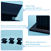 3Pcs 3 Sizes Square Acrylic Jewelry Display Pedestals ODIS-WH0038-170B-4