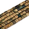 Natural Verdite Stone Beads Strands G-T141-89B-4