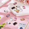 14Pcs 7 Styles Rack Plating Alloy Enamel Pendants FIND-TA0005-24-5