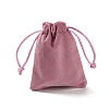 Velvet Jewelry Drawstring Storage Pouches ABAG-P013-02A-06-2