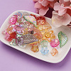 Craftdady 300Pcs 6 Style Transparent Acrylic Bead Caps TACR-CD0001-03-15