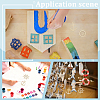 40Pcs 2 Styles Nautical Wood Big Pendants WOOD-ME0001-08-5