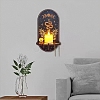 DIY Witchcraft Wall Hanging Candle Holder Display Silicone Molds DIY-G086-11A-7