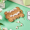 1M Handmade Acrylic Butterfly Link Chains CHC-TA0001-24B-5