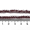 Electroplate Transparent Glass Beads Strands LS-EGLA-A035-T3mm-A13-4