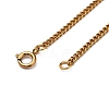 304 Stainless Steel Curb Chain Necklaces NJEW-JN02908-3