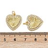 Brass Micro Pave Cubic Zirconia Pendants ZIRC-I367-11G-05-3