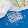 SUNNYCLUE 20Pcs 2 Colors 304 Stainless Steel Clip-on Earring Component STAS-SC0004-29-7