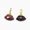 Natural Tiger Eye Pendants G-F584-F11-G-2