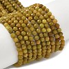 Natural Yellow Green Opal Beads Strands G-D306-A06-3mm-2