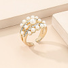 French Vintage Fashion Creative Alloy Open Cuff Rings OT7405-1