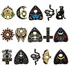 30Pcs 15 Styles Opaque Printed Acrylic Pendants OACR-CJ0002-43-1