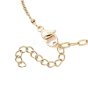 304 Stainless Steel Paperclip Chain Satellite Chain Bracelet Making BJEW-JB13072-01-4