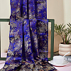 Flower Pattern Polyester Fabric DIY-WH0504-904C-4