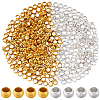 SOFPLATE 2000Pcs 2 Colors Brass Crimp Beads KK-SP0001-83-1