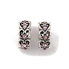 Rack Plating Alloy European Beads FIND-C055-03AS-2