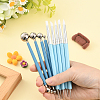 9Pcs 2 Styles Plastic Double Heads Modeling Clay Sculpting Tools Set TOOL-SP0001-09-4