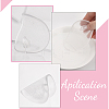 4 Pairs 2 Style Invisible PVC Plastic Flip Flop Pads AJEW-CA0003-81-5