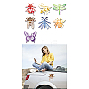 Reflective Vinyl Car Stickers STIC-WH0022-024-8
