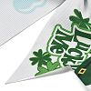 Saint Patrick's Day Big Bowknot Polyester Elastic Hair Ties OHAR-H011-01C-3