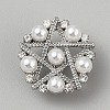 1-Hole Alloy Buttons BUTT-WH0030-59-1