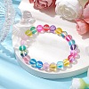 8.5mm Round Synthetic Multi-Moonstone Stretch Bracelets for Women BJEW-JB10421-01-2