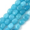 Dyed Natural Malaysia Jade Beads Strands G-P528-I14-01-1