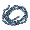 Electroplate Glass Beads Strands EGLA-L045-C-FR01-3