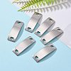 Tarnish Resistant Rectangle 304 Stainless Steel Links connectors STAS-I045-33-6