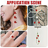 50Pcs Handmade Lampwork Beads LAMP-CA0001-17-7