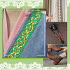 14M 2 Colors Ethnic Style Embroidery Polyester Ribbons OCOR-PH0002-05-6