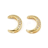 Brass Clear Cubic Zirconia Beads KK-D375-35G-01-1