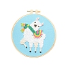 Animal Theme DIY Display Decoration Punch Embroidery Beginner Kit SENE-PW0003-073L-1