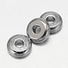 Flat Round Brass Spacer Beads LS-KK-E738-65A-P-1