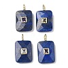 Dyed Natural Lapis Lazuli Pendants G-I391-03G-03-1