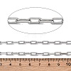 304 Stainless Steel Paperclip Chains CHS-M009-06P-04-2